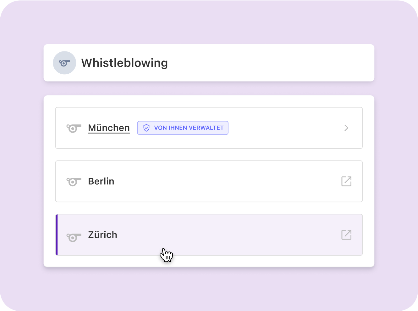 DE Set up whistleblowing programs with ease